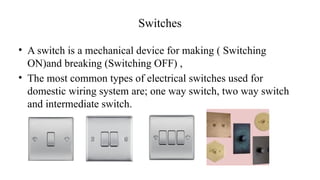 light wiring.connections and brief examples | PPTX