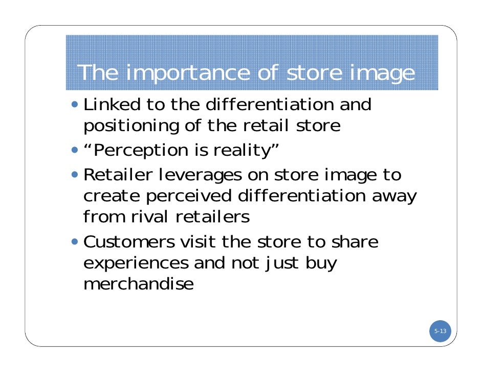 DC Lecture Five Store Layout and Design