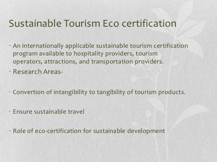 Sustainable tourism research papers