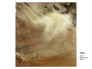 Iraq. Earth Observatory, NASA 