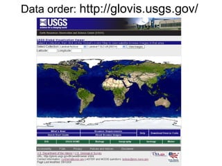 Data order:  http://glovis.usgs.gov/   