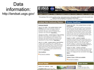 Data information:  http://landsat.usgs.gov/ 