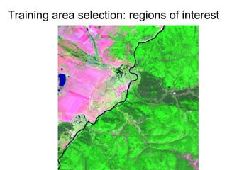 Training area selection: regions of interest 