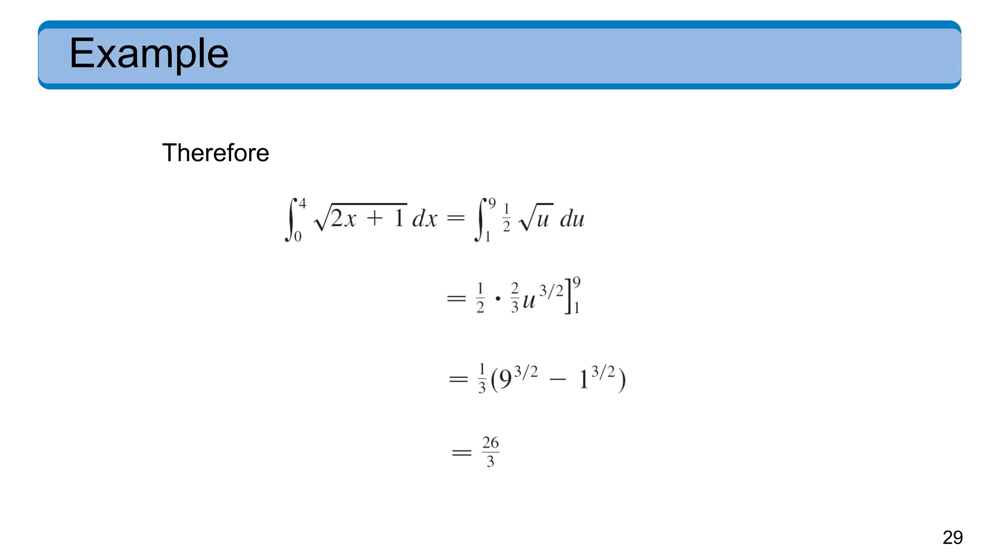 29
Example
Therefore
 