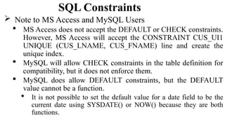 Lecture four Introduction to Structured Query Language (SQL).pptx