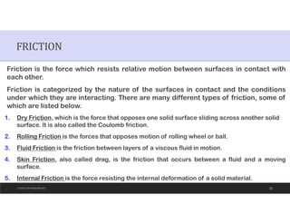Friction In Statics Comprehensive Lecture on Frames, Machines, and Friction in Statics of ...