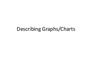 Describing Graphs/Charts
 