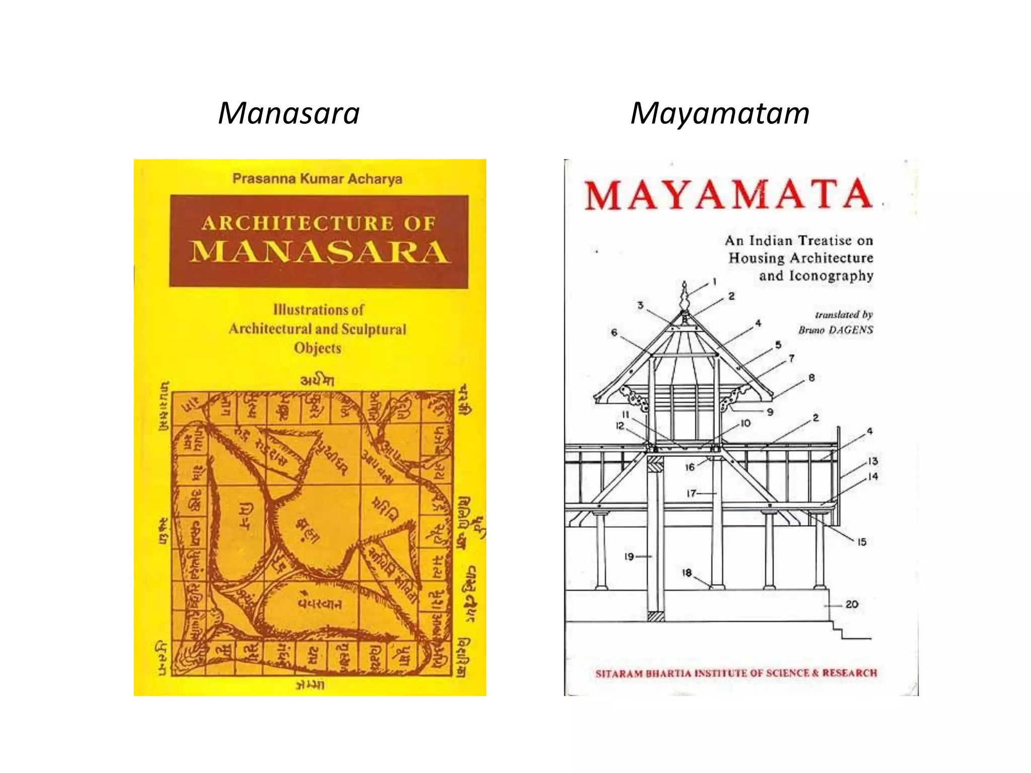 Manasara Mayamatam
 
