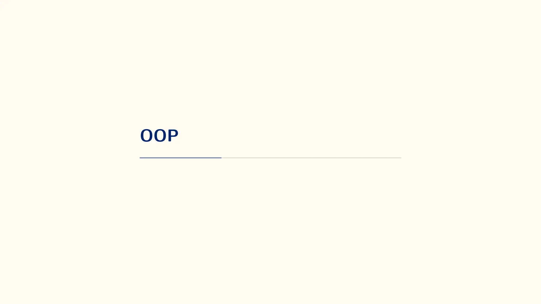 OOP
 