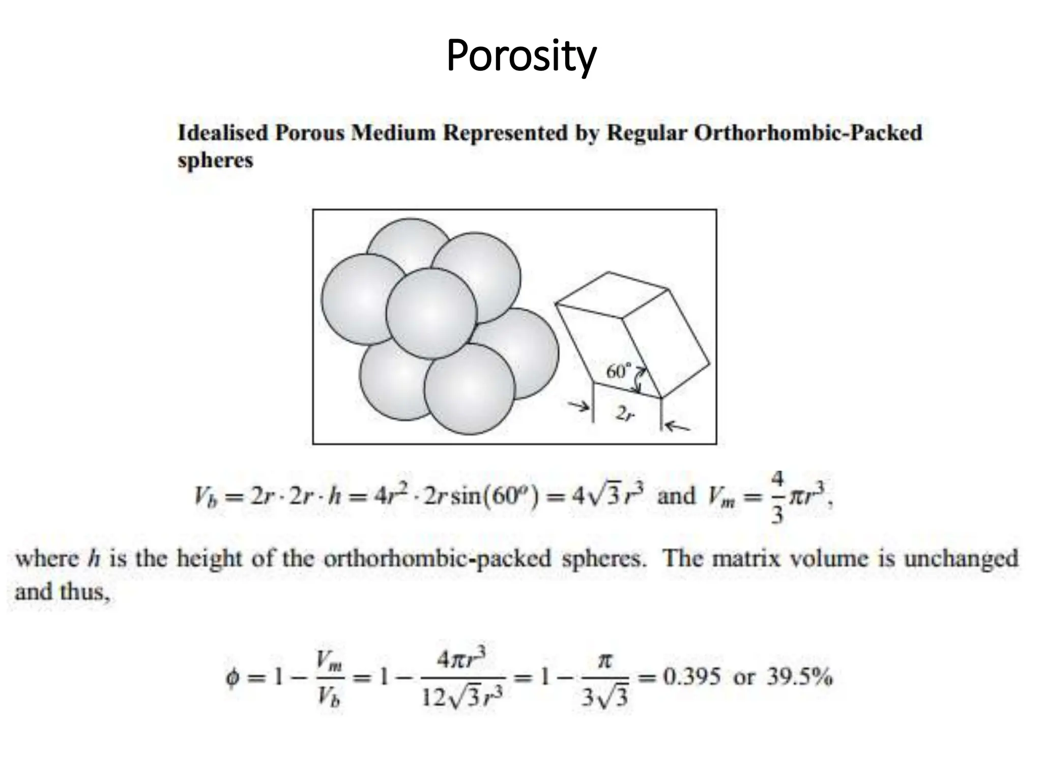 Porosity
 