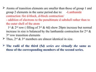 Shell Contraction Lecture I - Introduction to transition elements - E.ppt