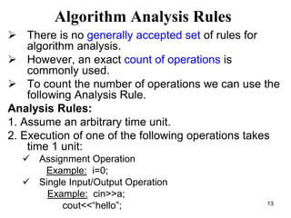 Comprehensive Guide to Algorithm Complexity and Analysis Techniques | PDF