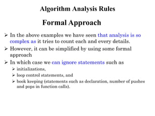 Comprehensive Guide to Algorithm Complexity and Analysis Techniques | PDF
