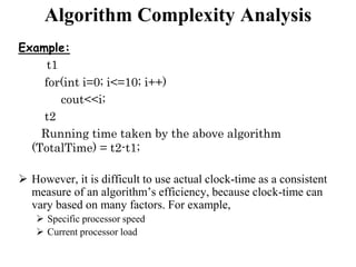 Comprehensive Guide to Algorithm Complexity and Analysis Techniques | PDF