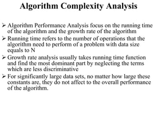 Comprehensive Guide to Algorithm Complexity and Analysis Techniques | PDF