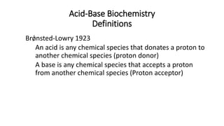 LECTURE II Acids and Bases.ppt