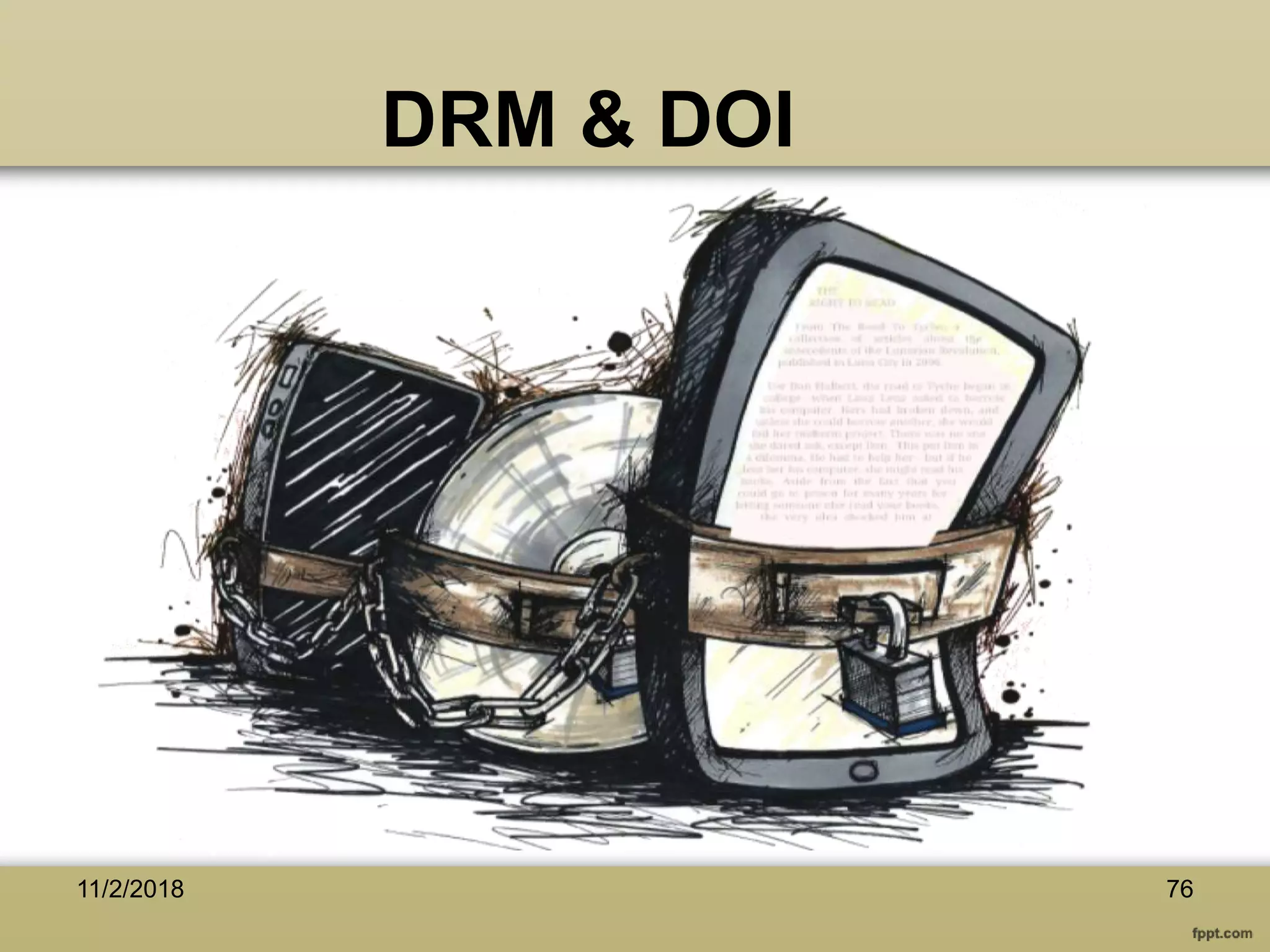 DRM & DOI
7611/2/2018
 