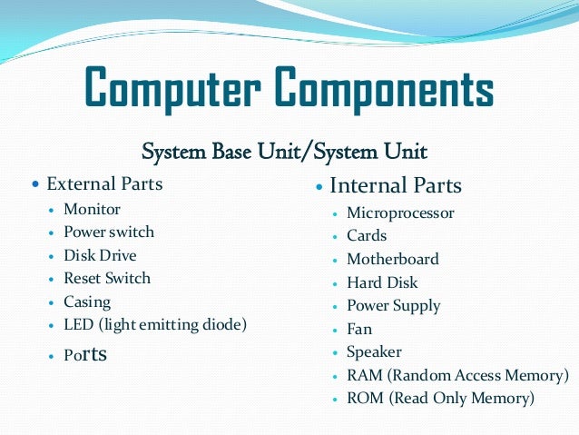Basic Computer Concepts