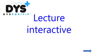 Lecture
interactive
 