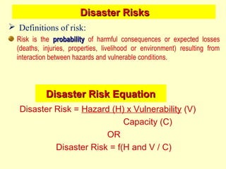 Disaster Fundamental concepts | PPT