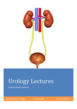 Urology Lectures
Undergraduate students
Associate professor of urology Dr. Elsayed Salih Al-Azhar university
elsayedsalih@gmail.com
 
