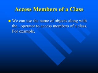 Lecture java continued | PPT