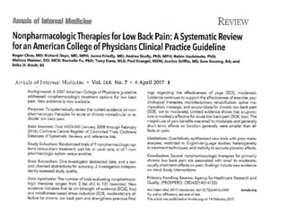 Lecture Low Back Paine with a normal xray 2021 