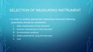 Instrumentation & Measurement: An Introduction about Measurement ...