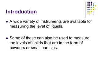 level measurment | PPT