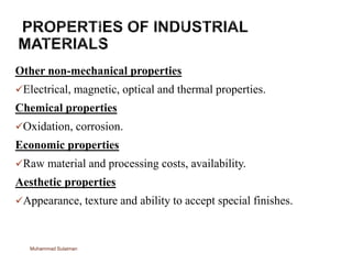 Material Properties UET KSK Lahore | PPTX