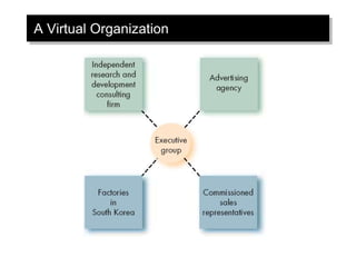 A Virtual Organization
 