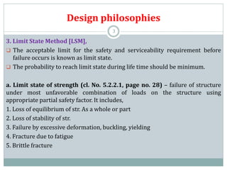 Limit State Method 3 Type Design philosophies | PDF