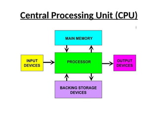 Central Processing Unit (CPU)
 