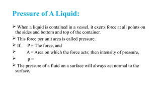 Lecture No. 6-8 Pressure and its measurement.pptx