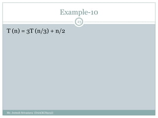 Lecture no 9(extended master method) | PDF