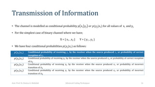 advance coding techniques - probability | PDF