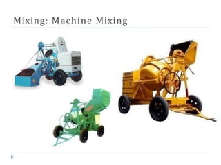 Mixing: Machine Mixing
 