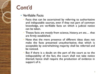 lecturenote_185269516Chpater II Facts that need not be proved 2.pdf