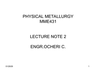 lecture note 2 for Engineering Students ppt | PPT