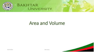 Volume and Area Calculation 