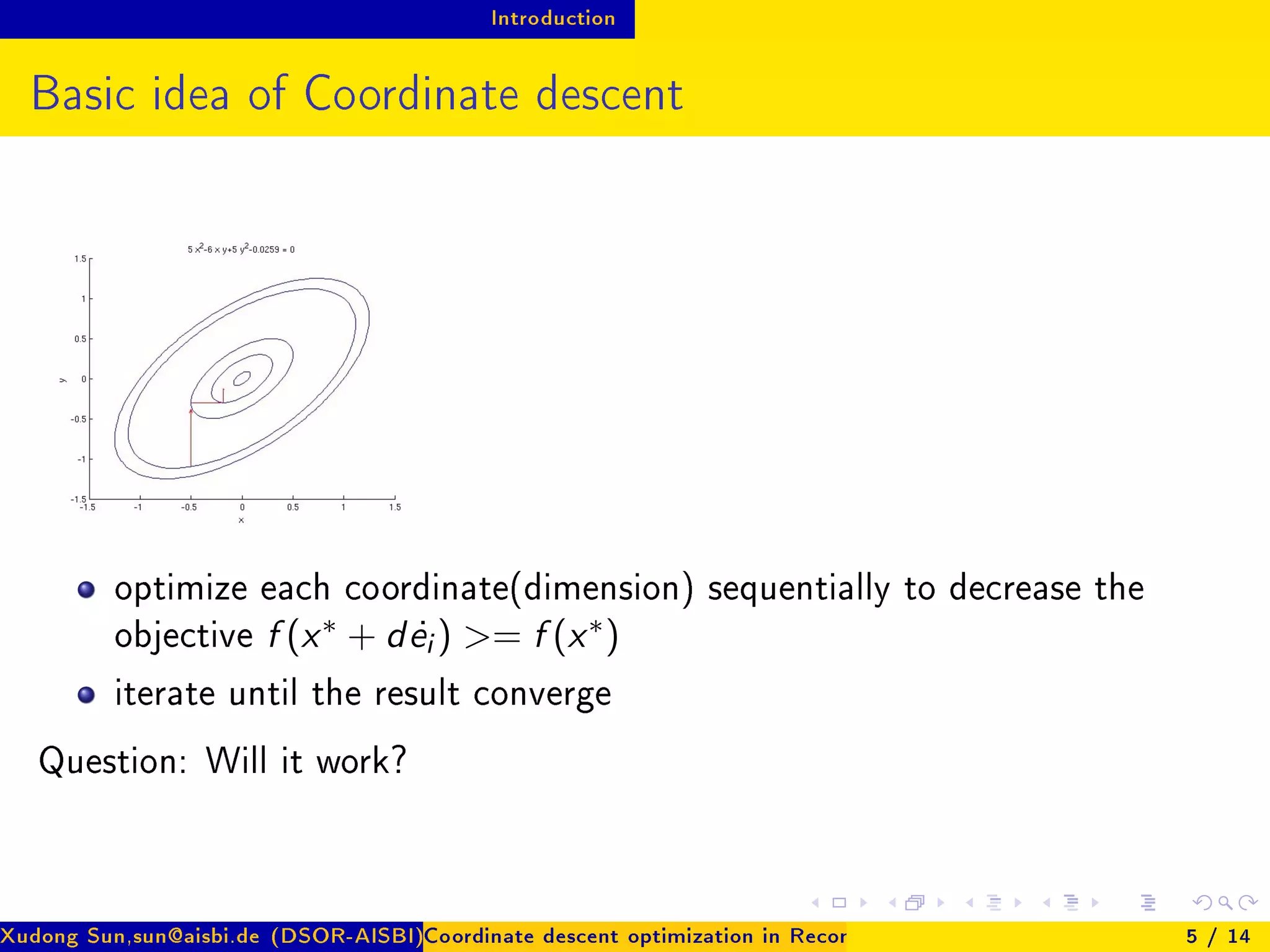 Lecture note4coordinatedescent | PPT