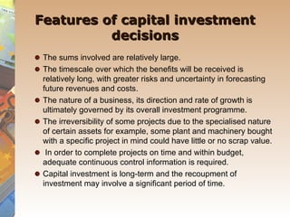 Comprehensive Guide to Capital Investment Appraisal Methods and ...