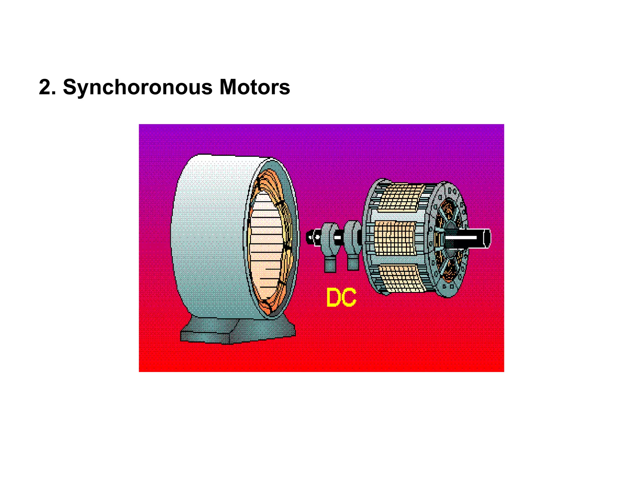 2. Synchoronous Motors
 