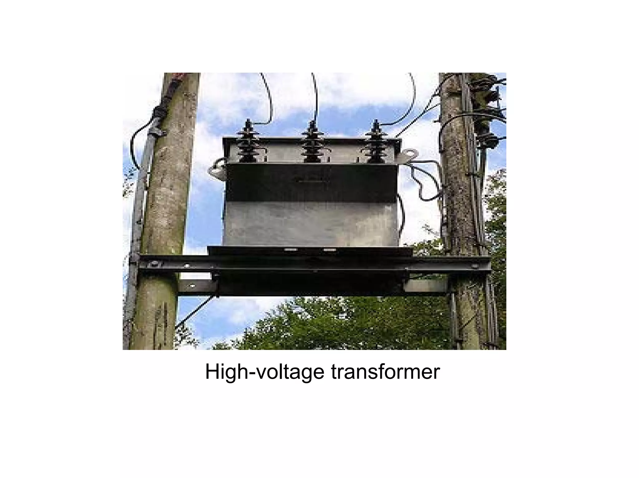 High-voltage transformer
 