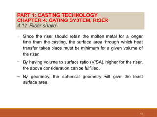 Lecture note for gating system for engineering desgin | PPTX