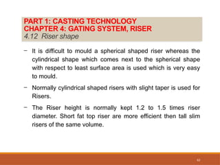 Lecture note for gating system for engineering desgin | PPTX