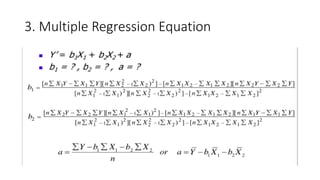 Statistical Reasoning in education- Multiple linear regression | PPTX