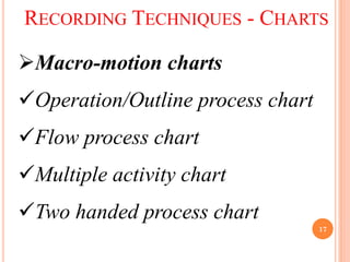 Two Handed Process Comprehensive Work Study Techniques in Metallurgical Engineering for ...