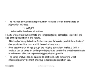 Reproduction Rates Influence Comprehensive Analysis of Life Tables, Reproductive Rates, and ...