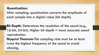 Audio in multimedia Systems Lecture Notes.pptx